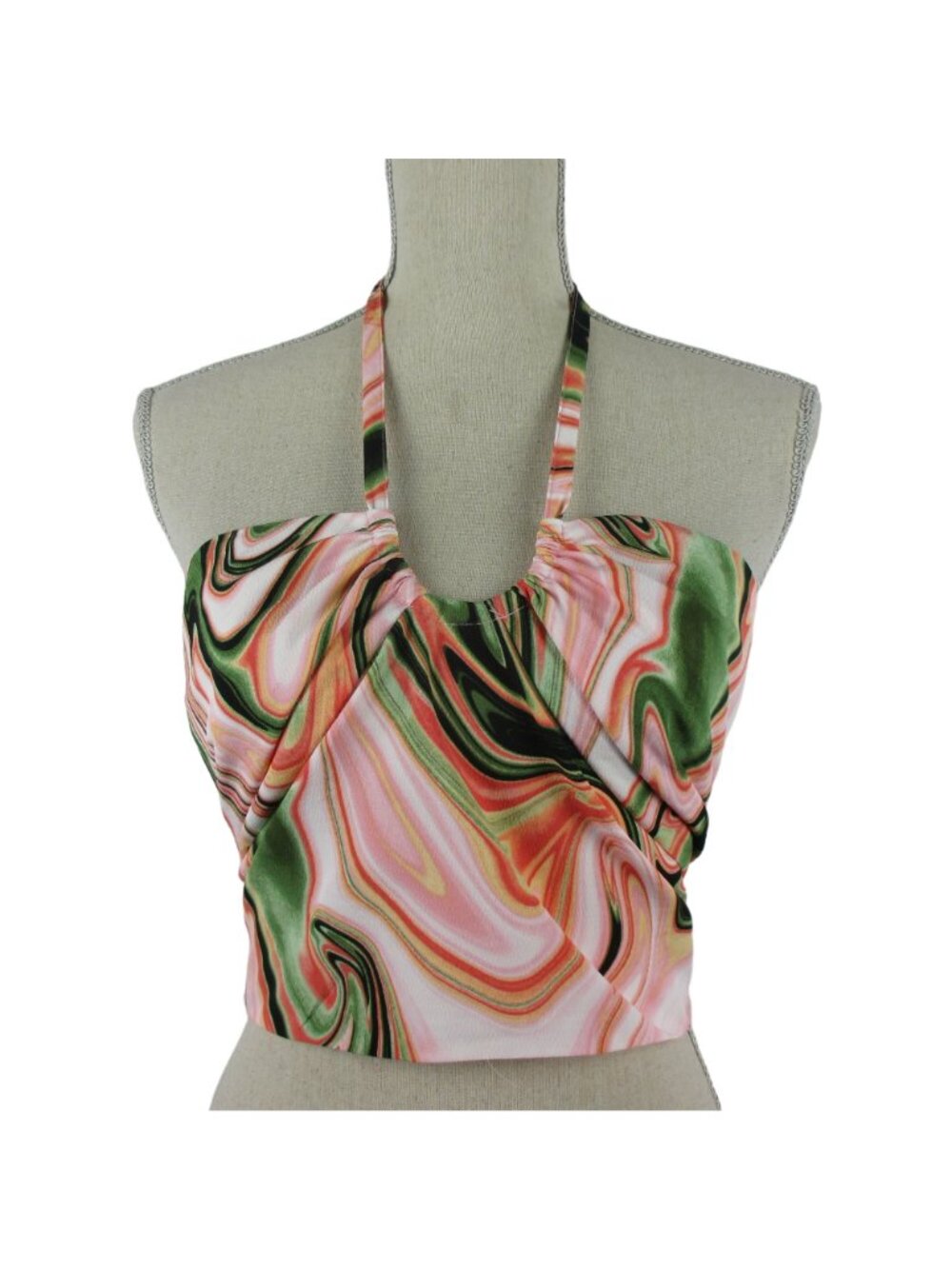 Eloquii Hippie Boho Halter Top Colorful Size 20 New $64 Festival Coachella